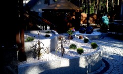 ogród z akcentem granitu…